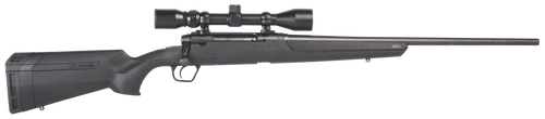 Savage Arms 57259 Axis XP Full Size 6.5 Creedmoor 4+1 22" Matte Black Button-Rifled Barrel, Matte Black Drilled & Tapped Steel Receiver, Matte Black Fixed Synthetic Stock, Weaver Scope 3-9x40mm