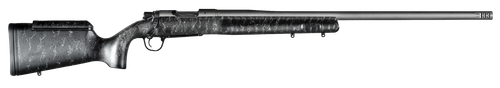 Christensen Arms 8010201100 Mesa Long Range 6.5 PRC 4+1 26" Threaded Barrel, Tungsten Gray Cerakote, Black with Gray Webbing Stock