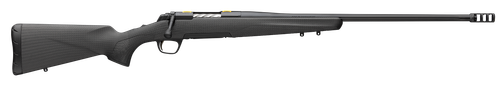 Browning 035602294 X-Bolt Pro Full Size 6.5 PRC 3+1 24" Matte Blued Fluted Sporter SR Barrel, Blued Drilled & Tapped/X-Lock Mount Steel Receiver, Black Fixed Synthetic Stock