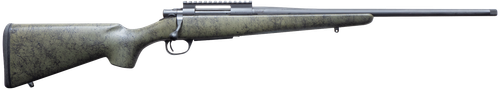 Howa HCSL65CRGRN 1500 Superlite Full Size 6.5 Creedmoor 5+1 20" Blued Threaded Barrel, Blued Picatinny Rail Steel Receiver, Green w/Black Webbing Fixed Stocky's Synthetic Stock