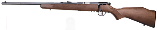 Savage Arms 95700 93 G Full Size 22 WMR 5+1 21" Matte Black Sporter Barrel, Matte Black Drilled & Tapped Carbon Steel Receiver, Satin Hardwood Fixed Stock, Left Hand