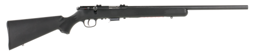 Savage Arms 93200 93 FV Full Size 22 WMR 5+1 21" Matte Black Heavy Barrel, Matte Black Drilled & Tapped Carbon Steel Receiver, Matte Black Fixed Synthetic Stock, Right Hand