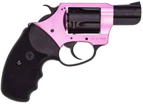 Charter Arms 53835 Pink Lady  38 Special 5rd 2" Black Steel Barrel, Black Cylinder, Black/Pink Aluminum Frame, Black Rubber Grip, Exposed Hammer