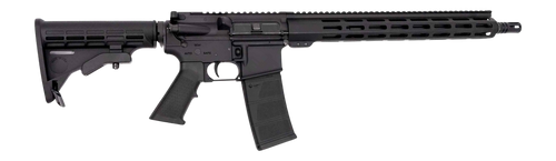 Andro Corp Industries 30016BB ACI-15 Bravo 300 Blackout 30+1 16" Black Nitride Threaded Barrel, Black Anodized Aluminum Receiver w/Picatinny Rail, M-LOK Handguard, M4 Black Polymer Stock, Black A2 Gri