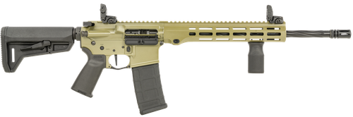 Maxim Defense MXM49736 MD15 L 5.56x45mm NATO 30+1 16" Fluted Barrel, Bazooka Green Rec/M-LOK Handguard, Black Magpul Furniture, SL-K Stock, MBUS Sights, Blackout Defense Flat Trigger