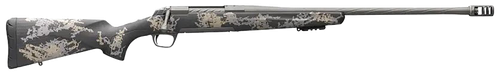 Browning 035583298 X-Bolt Mountain Pro SPR 7mm PRC 3+1 20" Steel Fluted Sporter Barrel, Tungsten Gray Cerakote Steel Receiver, Accent Graphic Black/ Carbon Fiber Stock, Right Hand