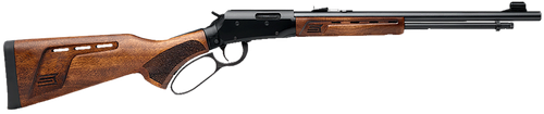 Savage Arms 46120 DLX Revel 22 WMR 9+1 18" Black Satin Threaded Barrel, Black Drilled & Tapped Aluminum Receiver, Satin Walnut Fixed Stock, Features Toolless Takedown