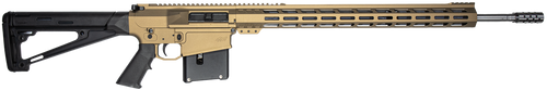 Great Lakes Firearms GL10LA7REMSSBRZ GLFA  7mm 5+1 24" Stainless Threaded Barrel, Bronze Cerakote Picatinny Rail Aluminum Receiver, M-LOK Handguard, Fixed Black Synthetic Stock, Mil-Spec Grip