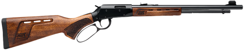 Savage Arms 46220 DLX Revel 17 HMR 9+1 18" Black Threaded Barrel, Black Drilled & Tapped Aluminum Receiver, Satin Turkish Walnut Fixed Stock, Features Toolless Takedown