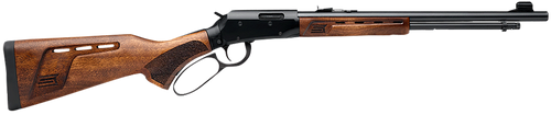 Savage Arms 46220 DLX Revel 17 HMR 9+1 18" Black Threaded Barrel, Black Drilled & Tapped Aluminum Receiver, Satin Turkish Walnut Fixed Stock, Features Toolless Takedown