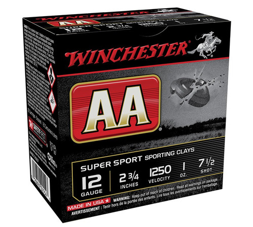 AA SptClay 12Ga 2.75", 1oz. #7.5