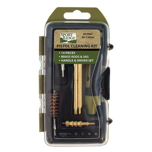 45cal 14pc Pistol Cleaning Kit