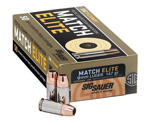 V-CROWN 9MM COMP 147GR JHP 50RDS/BOX