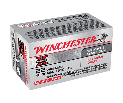 Super-X 22WM FMJ 50rd/Box