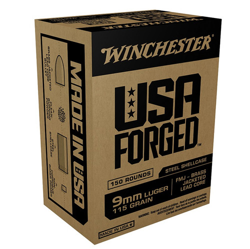 USA Forged 9mm Luger 115gr FMJ 150/bx