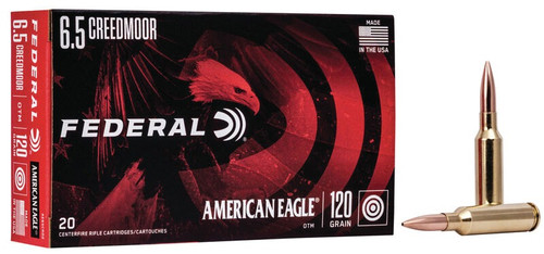 6.5 CREEDMOR 120GR OTM AMERICAN EGL 20RD