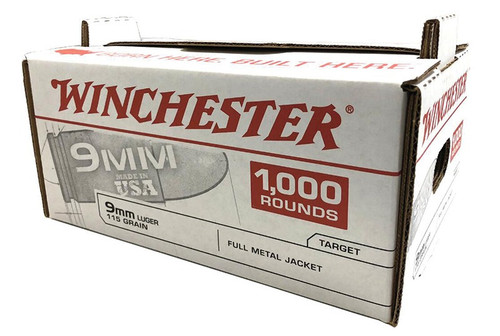USA 9MM LUGER 115gr FMJ 1000/bx