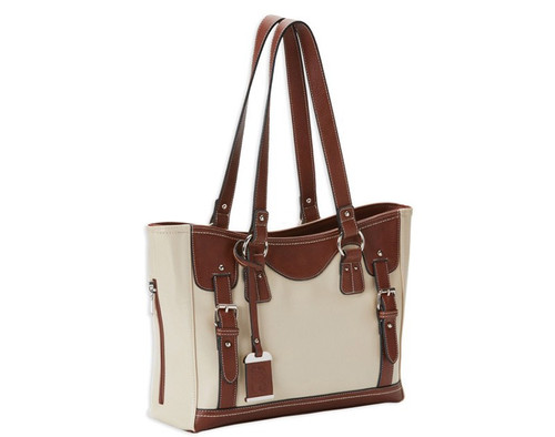 ConCarry Purse Tote Style Sand/Stone Lth