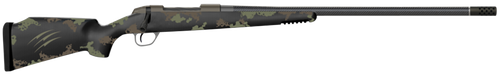 Fierce Firearms FCR300PRC24TF Carbon Rage  Full Size 300 PRC 3+1 24" Black C3 Carbon Fiber Barrel, Tungsten Gray Cerakote Stainless Steel Receiver, Forest Green Fixed Fierce Tech C3 Stock, Right Hand