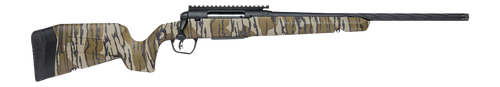 Savage Arms 33310 Axis 2 Pro 270 Win 4+1 20" Black Carbon Steel Cerakote Spiral Fluted Threaded Barrel & Receiver w/Picatinny Rail, Mossy Oak Original Bottomland Fixed w/Pistol Grip Synthetic Stock, R