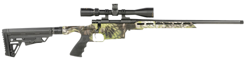 Howa HMXL223KAC M1500 Mini Excel Lite 223 Rem 20" TB 5+1, Kryptek Altitude HTI Excl Lite Chassis, Black Folding Stock