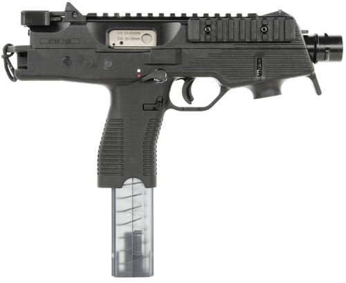 B&T Firearms 30105NUS TP9  9mm Luger 30+1 5.10", Black, Polymer Frame/Grip, No Brace, Iron Sights