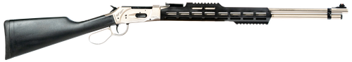 Gforce Arms GFLVR20SSTAC Saddlehorn  Full Size 410 Gauge Lever 2.50" 7+1 20" Stainless Steel Barrel, Stainless Aluminum Receiver, Fixed Black Synthetic Stock, Right Hand