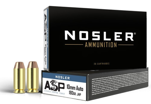 Nosler 10mm 180gr JHP Asp 50/Bx