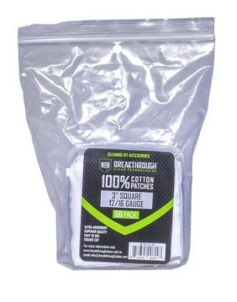Cotton Patches 3" Square 12/16 Gauge 50 Pk