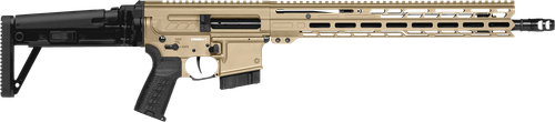 CMMG 60AA90CCT Dissent MK4 6mm ARC 10+1 (2) 16.10", Coyote Tan Rec/15" M-Lok Handguard, Side Charging Handle, Black Side Folding Stock & Zeroed Grip, Muzzle Brake, 60/90 Ambi Safety, Adj. Gas Block