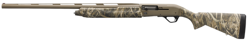 Winchester Repeating Arms 511310291 SX4 Hybrid Hunter 12 Gauge 3.5" Chamber 4+1 2.75" 26", FDE Cerakote Rec/Barrel, Mossy Oak Shadow Grass Habitat Furniture, Fiber Optic Front Sight Left Hand