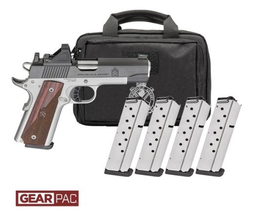 1911 Ronin AOS GP 45ACP 4.25" RFX11 Bl/SS 4/8rd