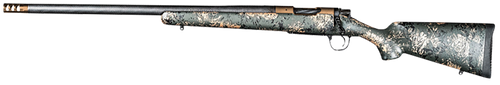 Christensen Arms 8010620700 Ridgeline FFT 6.5 Creedmoor 4+1 20" Carbon Fiber/Threaded Barrel, Burnt Bronze Cerakote, Green with Black/Tan Accents Stock, Left Hand