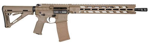 Diamondback DB1784K061 DB15  5.56x45mm NATO 30+1 16", FDE, 15" M-Lok Anti-Rotation Handguard, Magpul CTR Stock & K2 Grip, Obsidian Muzzle Brake, Ambi Safety