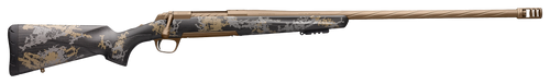 Browning 035539288 X-Bolt Mountain Pro Long Range 28 Nosler 3+1 26" MB Fluted Burnt Bronze Cerakote Accent Graphic Black Carbon Fiber Stock Right Hand (Full Size)
