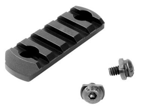 Picatinny Rail for M-LOK 5 Slots, Black
