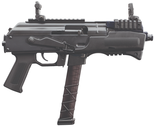 Charles Daly CF440130 PAK-9  9mm Luger 10+1 6.30" Matte Black Steel Barrel, Matte Black Steel w/Picatinny Rail Receiver, Black Polymer Grips, No Brace, Sling Swivel