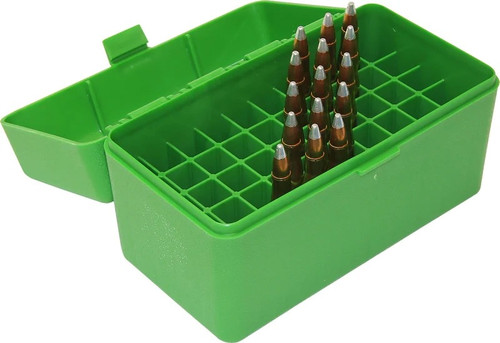 Ammo Box 50 Round 223 Flip Top Green