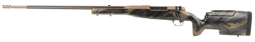 Weatherby MAE01N257WL8B Mark V Accumark Elite 257 Wthby Mag 3+1 26" Barrel, Coyote Tan Elite Cerakote Metal Finish, Brown Sponge Pattern Black Fixed Adjustable Cheek Piece Stock Left Hand