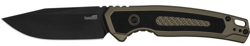 Launch 21 3.45" Pocket Push Bttn Alum Blk/FDE