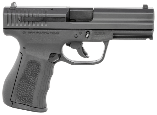 FMK G9C1G2BSSCM 9C1 G2 *CA/MA Compliant 9mm Luger 10+1 4" Black Stainless Steel Barrel, Black Serrated Carbon Steel Slide, Black Polymer Frame w/Picatinny Rail, Black Backstrap Grip