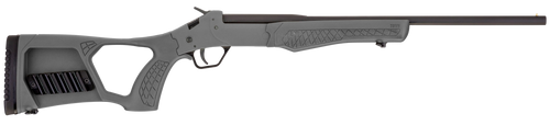 Rossi SSP1GRAY Tuffy Single Shot Youth 410 Gauge Break Open 3" 1rd 18.50" Matte Black Barrel, Matte Black Steel Receiver, Gray Synthetic Thumbhole Stock w/Shell Holder, Right Hand