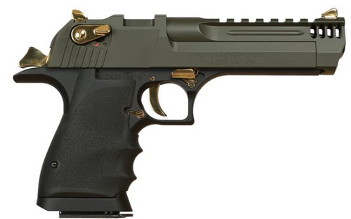 Desert Eagle L5 .50AE 5" Blk/Milspc Grn 7rd NY