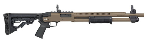 590R 12 Gauge 18.5" 3" Pic Rl FDE/Blk 6rd
