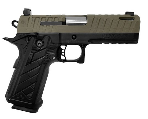 LFA Apollo 11 CPT 9mm 4.15" OR NS FDE/Blk 18rd