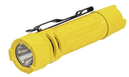PolyTac 1X USB Flashlight Yellow