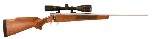 Howa HWH308TS M1500 Standard Hunter 308 Win 5+1 22" Stainless Steel Threaded Barrel, Stainless Steel Receiver, Fixed Walnut Stock, *Scope Not Included*