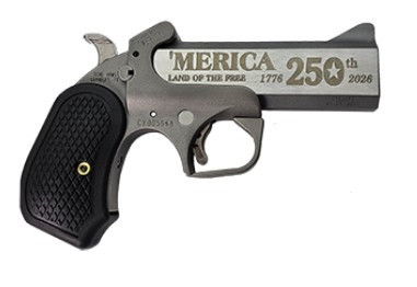 Merica 250th Rednk 45-70 4.25" SS/Blk 1rd