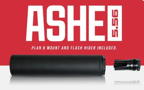 ASHE 5.56 Silencer Titanium