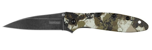 Leek PktKnife 3" Kings Camo/BW